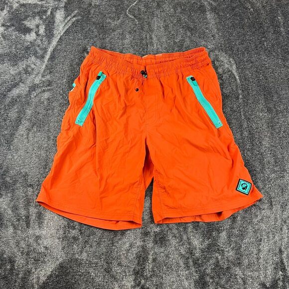 REI Other - REI X Outdoor Afro Co-Op Shorts Orange Teal Men's M 8" Inseam Unlined